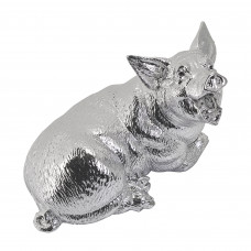 Статуэтка Поросёнок, серебристый
