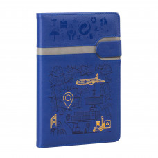 Ежедневник недатированный Бари_Логистика, формат А5, синий с серым Ежедневник недатированный Бари_Логистика, формат А5, синий с серым