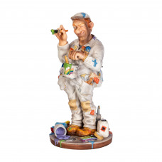 Скульптура Художник, белый