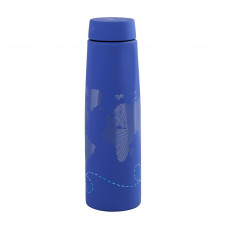 Термос Calypso_Карта мира 500 мл, soft touch, синий Термос Calypso_Карта мира 500 мл, soft touch, синий